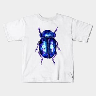 Purple Beetle Kids T-Shirt